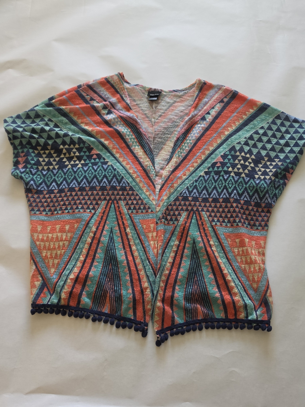 rue21 Pastel Multi-Color Aztec Knit Cardigan